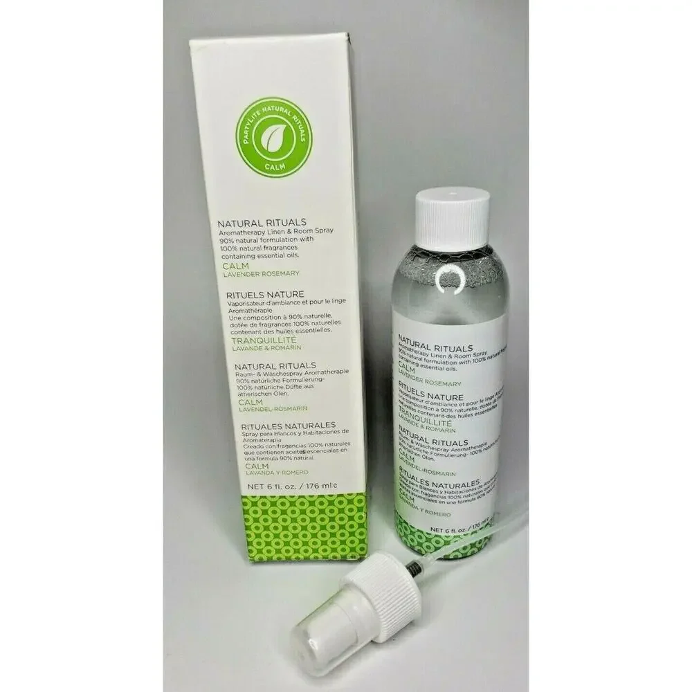 Partylite‎ Linen & Room Spray Natural Rituals New Box Calm P3J/B67233